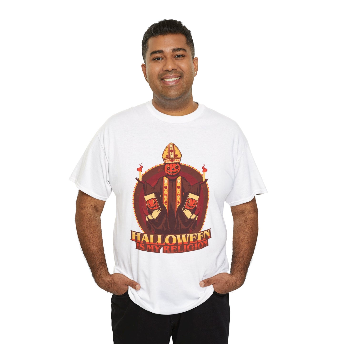 Halloween Is My Religion Unisex Heavy Cotton Tee