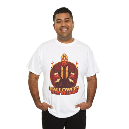 Halloween Is My Religion Unisex Heavy Cotton Tee