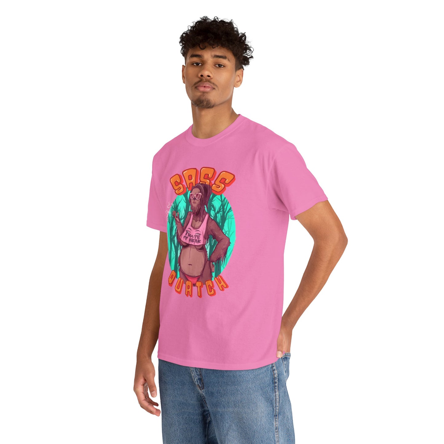 Sass Quatch Unisex Heavy Cotton Tee