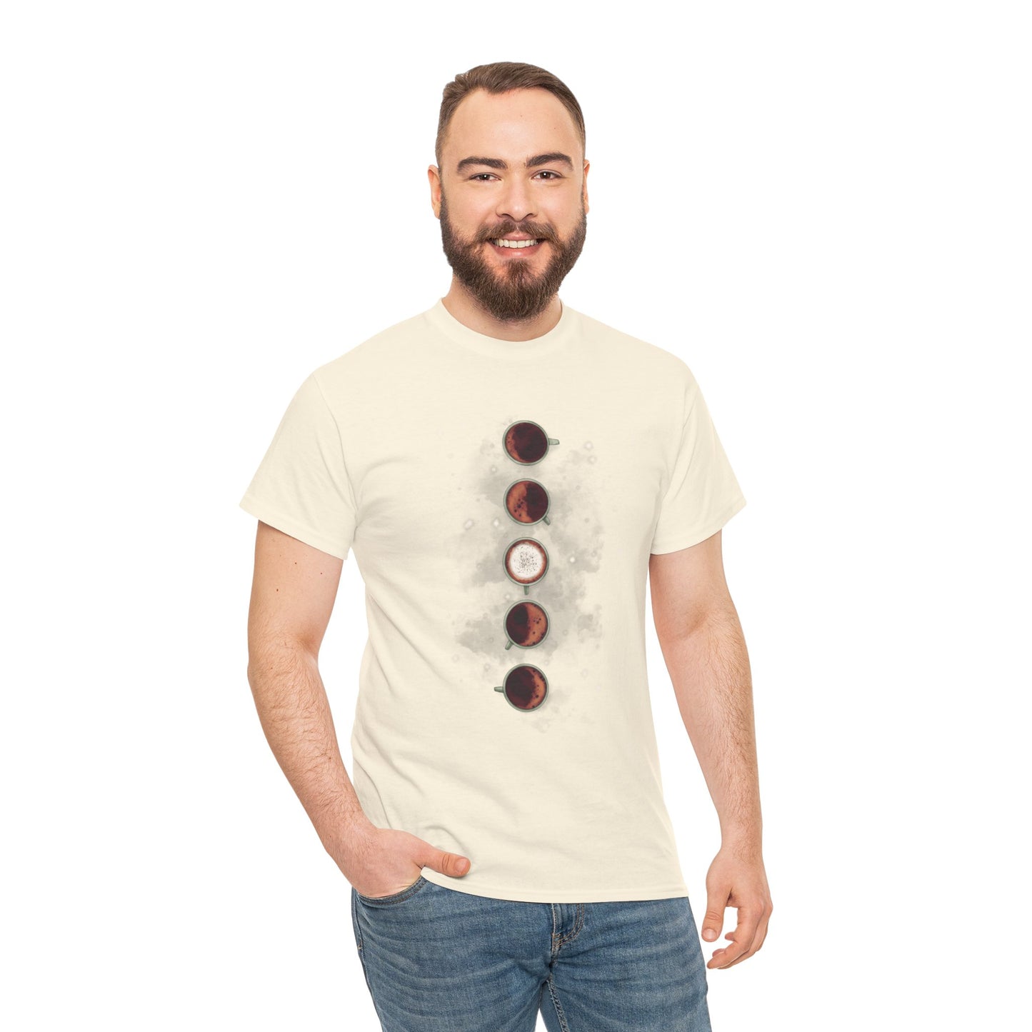 Lunar Coffee Unisex Heavy Cotton Tee