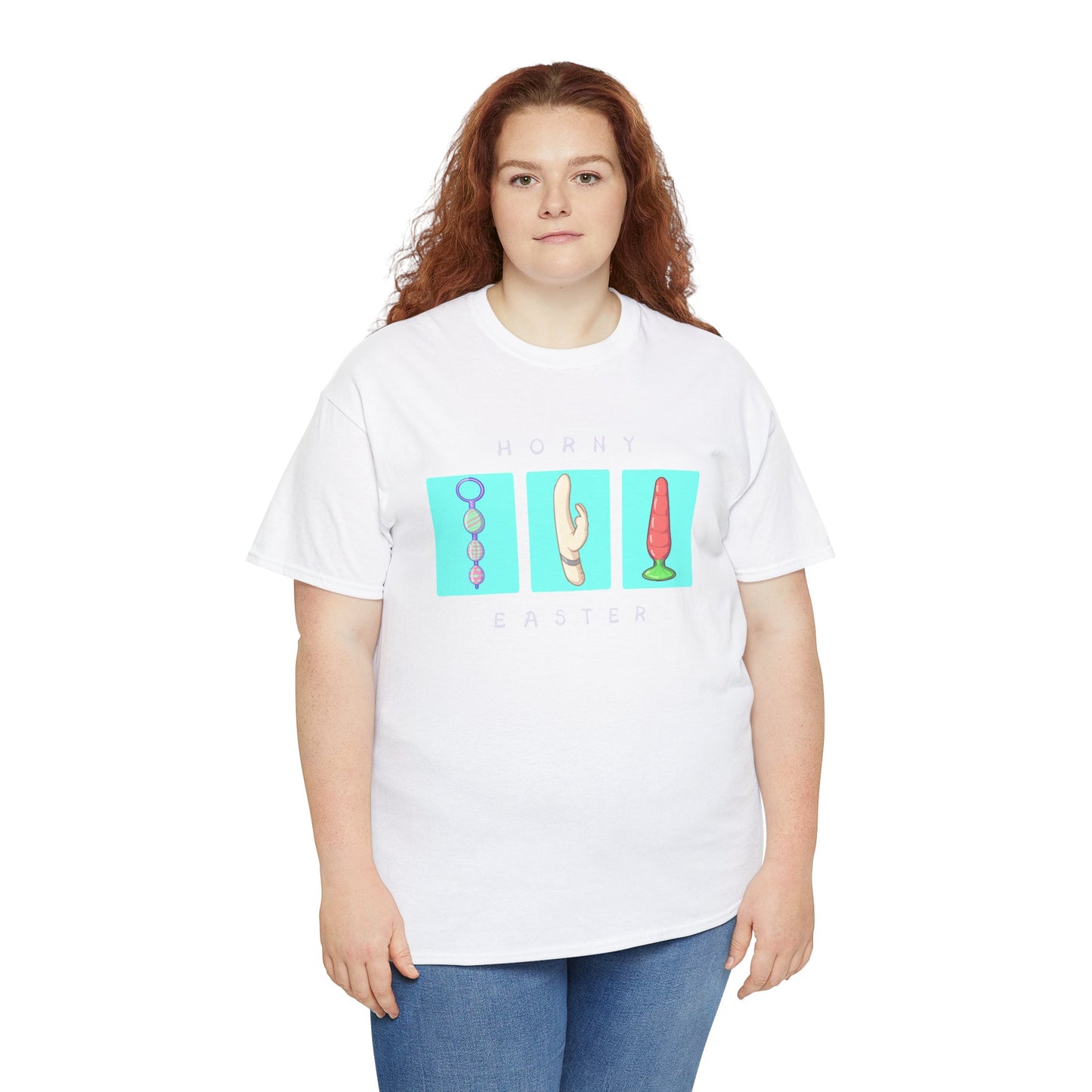 Horny Easter Unisex Heavy Cotton Tee