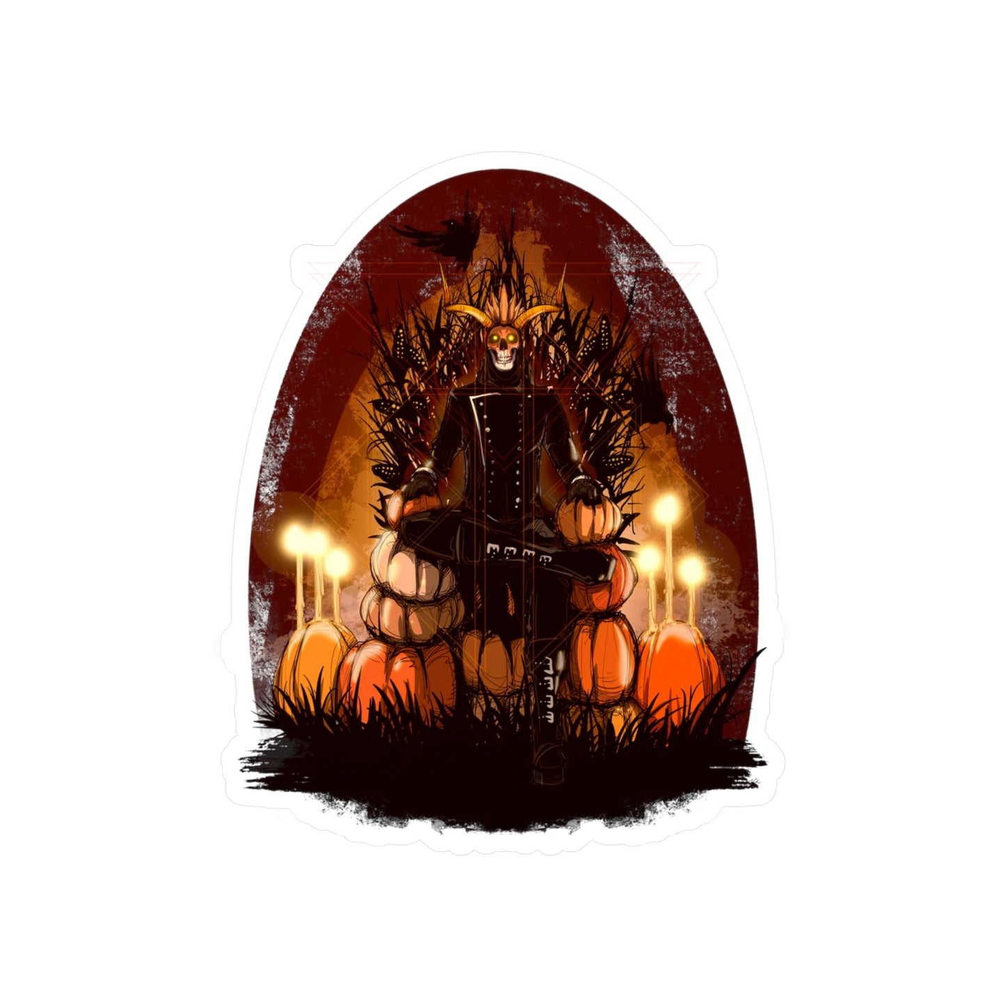 The Pumpkin King Kiss-Cut Vinyl Decal