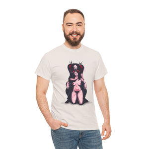 Deer Daddy Series 7: Daddy v Demoni  Unisex Heavy Cotton Tee