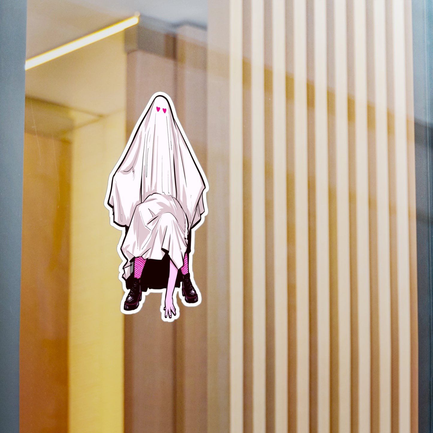 Two-Headed Ghost Kiss-Cut Vinyl Decal