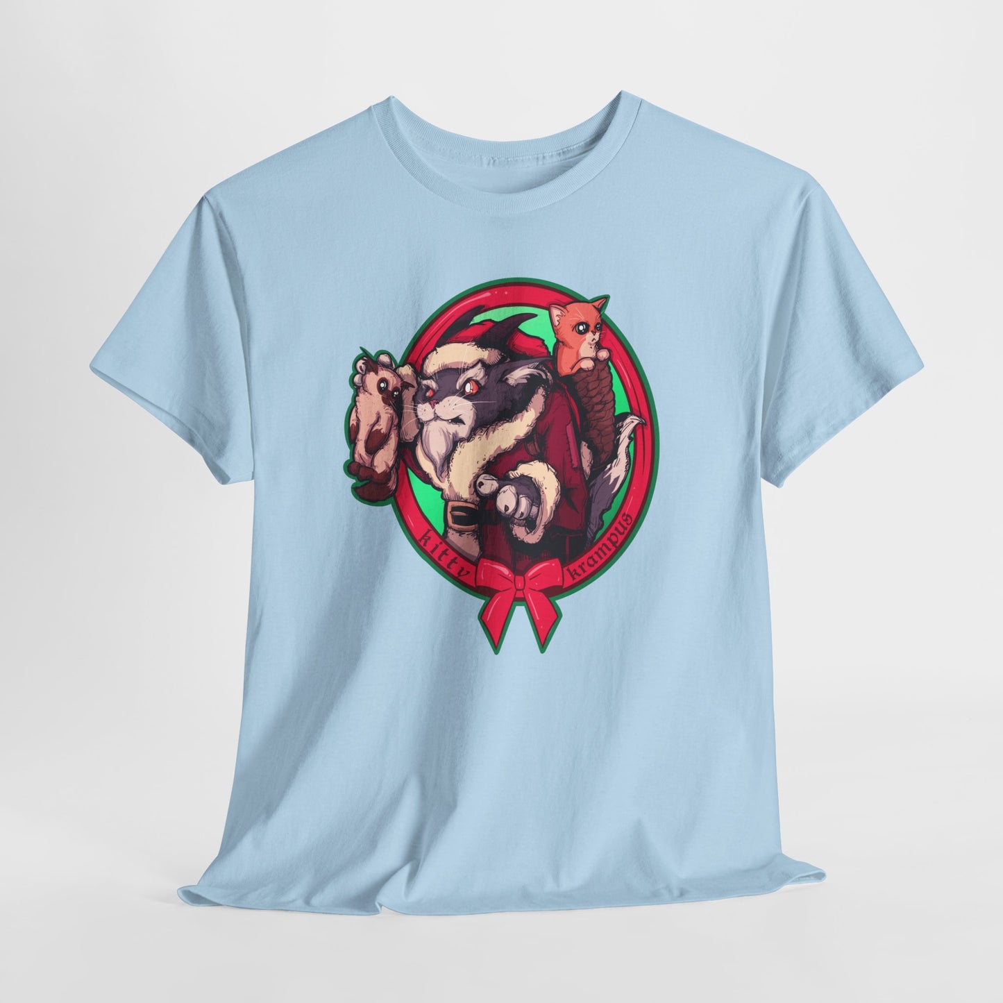 Kitty Krampus Unisex Heavy Cotton Tee
