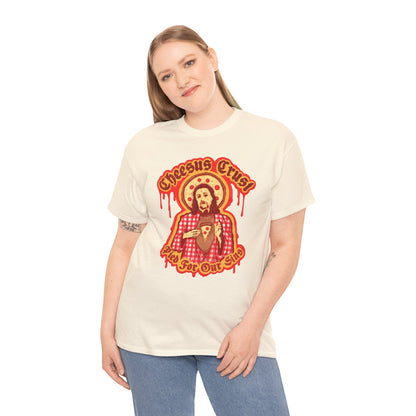 Cheesus Crust Unisex Heavy Cotton Tee