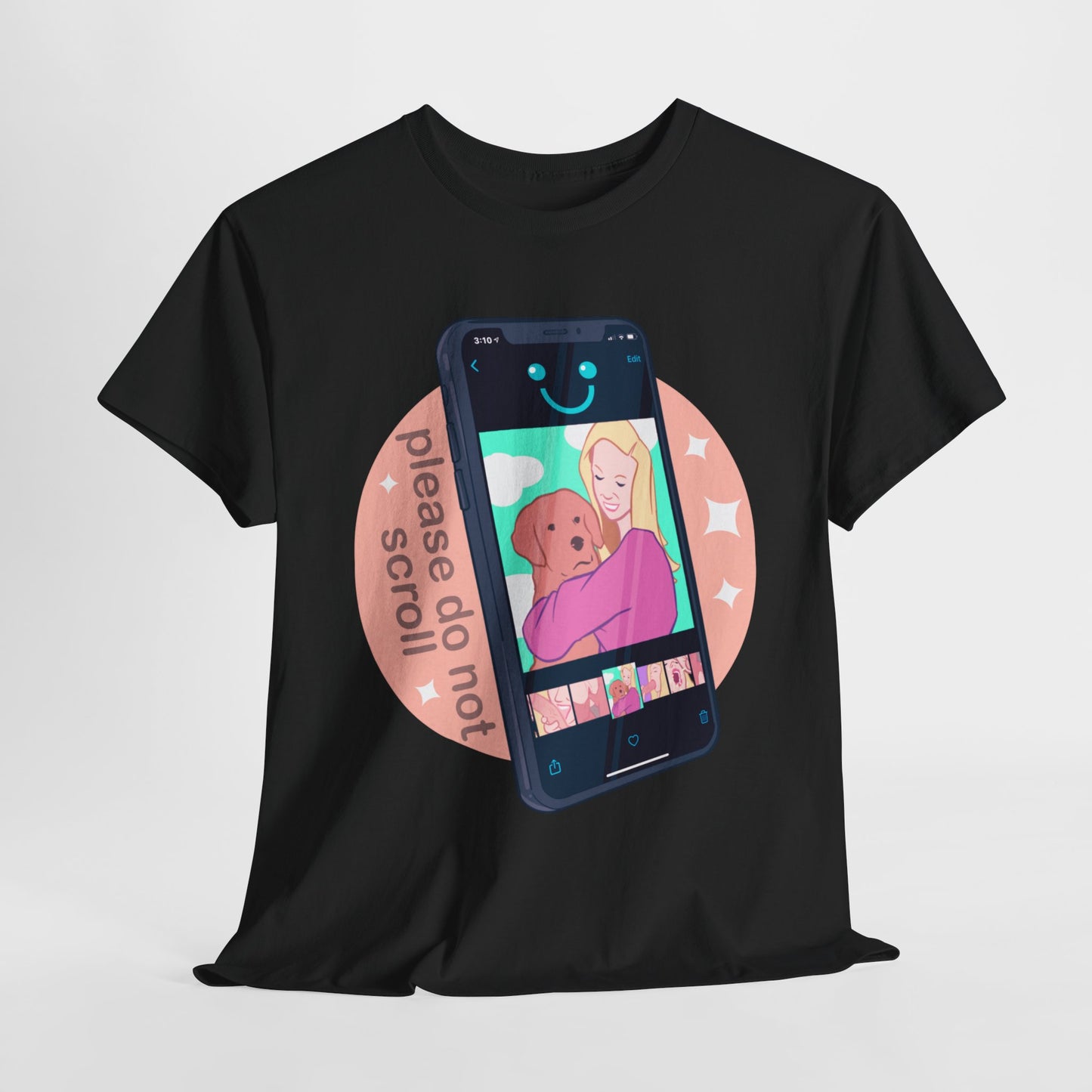 Don't Scroll Unisex Heavy Cotton Tee