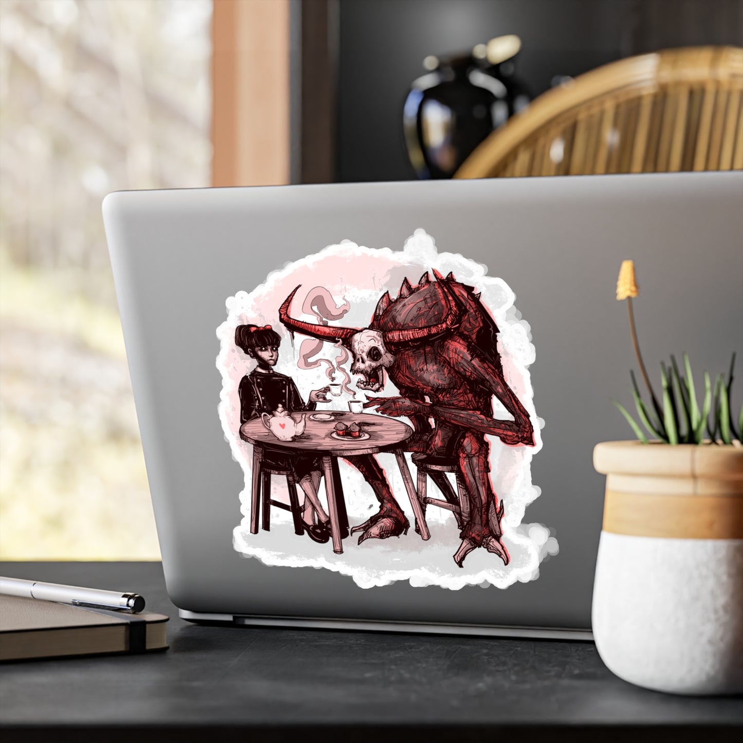 Demons For Breakfast Kiss-Cut Vinyl Decal