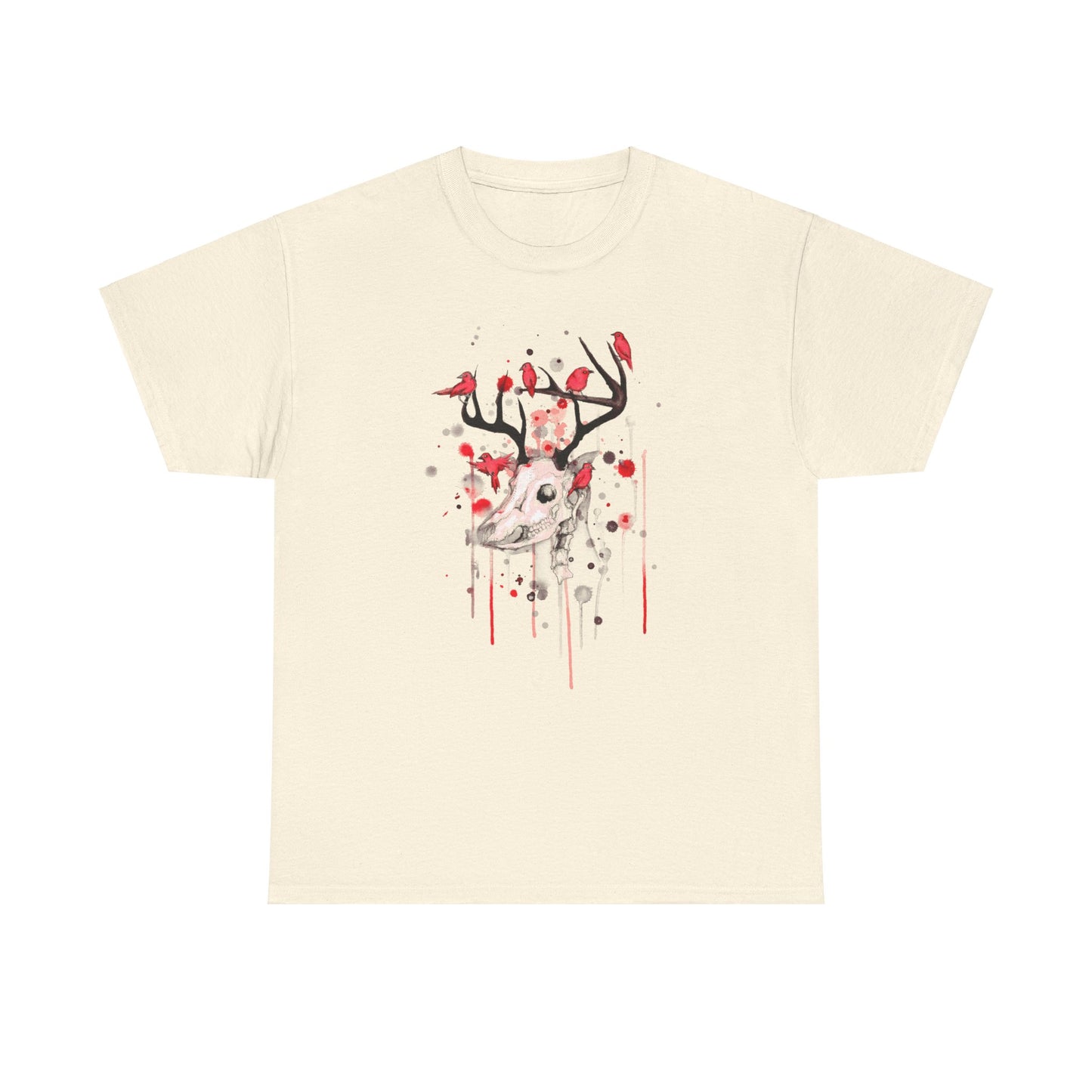Cervidae Unisex Heavy Cotton Tee