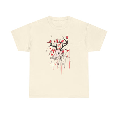 Cervidae Unisex Heavy Cotton Tee
