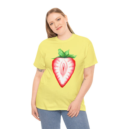 Juicy Strawberry Unisex Heavy Cotton Tee