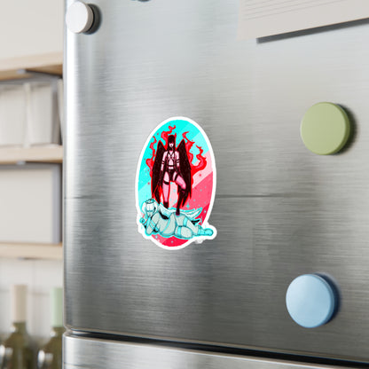 Fire & Ice Kiss-Cut Vinyl Decal