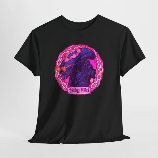 Space Girl Unisex Heavy Cotton Tee