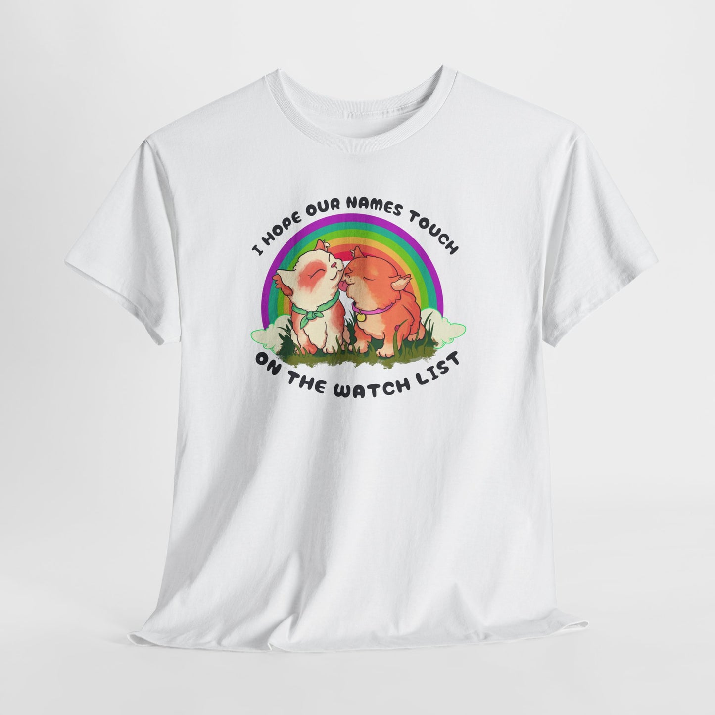 Watchlist Cats Unisex Heavy Cotton Tee
