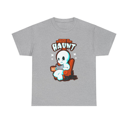 Home Is Where The Haunt Is Unisex Heavy Cotton Tee