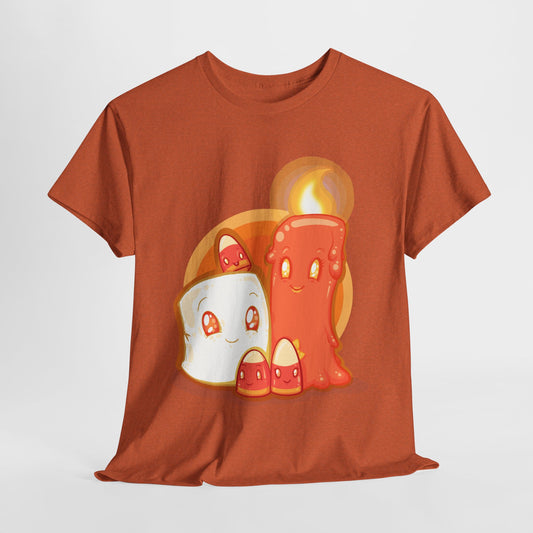 How Candy Corn Is Made Unisex Heavy Cotton Tee
