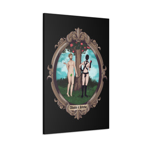 Adam & Steve Canvas Gallery Wrapped Art Print