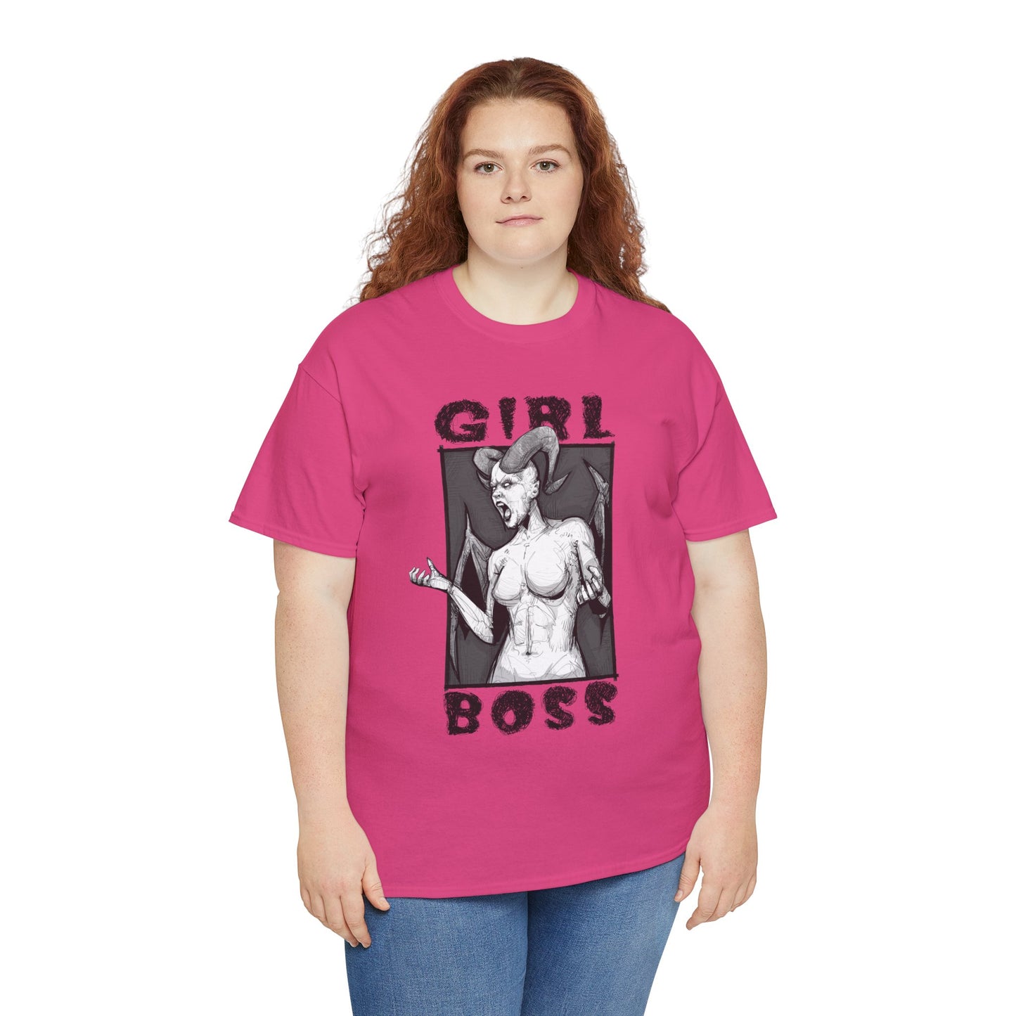 Girl Boss Unisex Heavy Cotton Tee