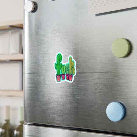 Rude Succulent Kiss-Cut Vinyl Decal
