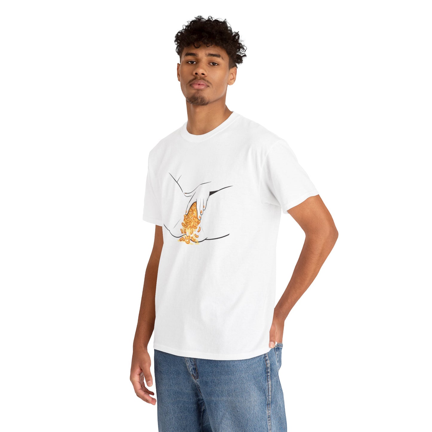 Mac N Cheese Unisex Heavy Cotton Tee