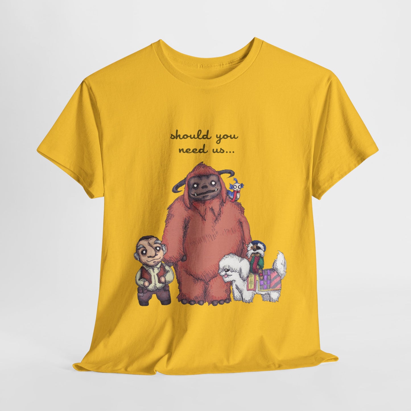 Should You Need Us Unisex Heavy Cotton Tee
