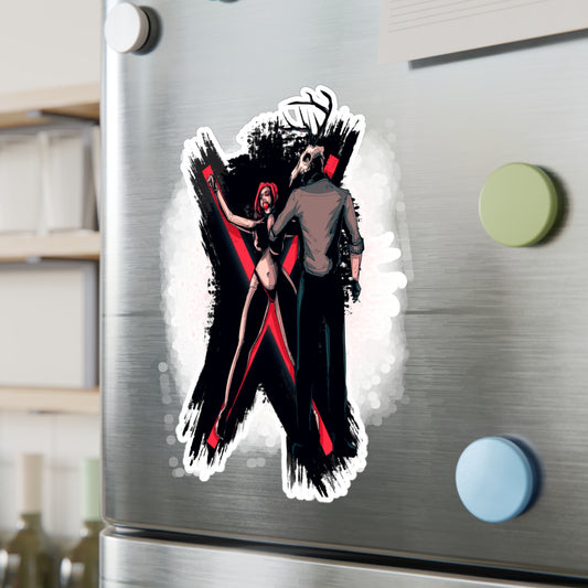 Deer Daddy Series 11: The Cross Kiss-Cut Vinyl Decal