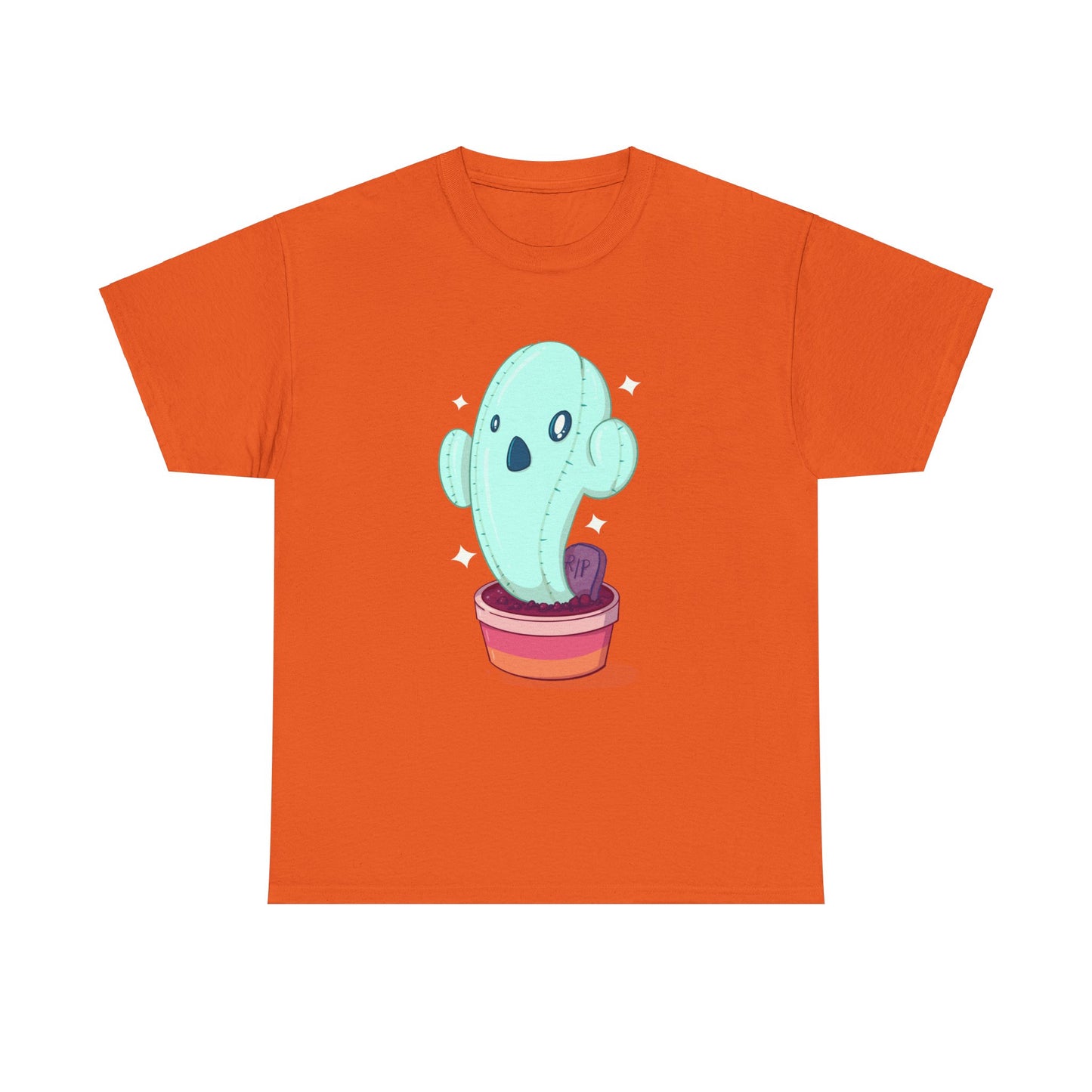 Spooky Succulent Unisex Heavy Cotton Tee
