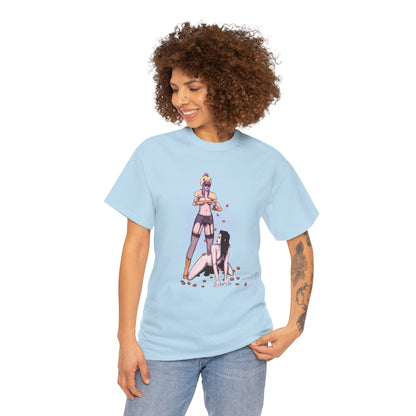 Chicken Nugget Rain Unisex Heavy Cotton Tee
