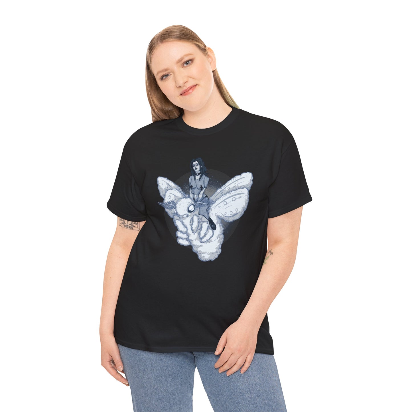 Goth On A Moth Unisex Heavy Cotton Tee