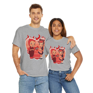 Love Is Hell Unisex Heavy Cotton Tee