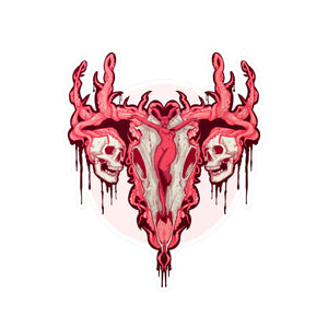 Uterus From Hell Kiss-Cut Vinyl Decal