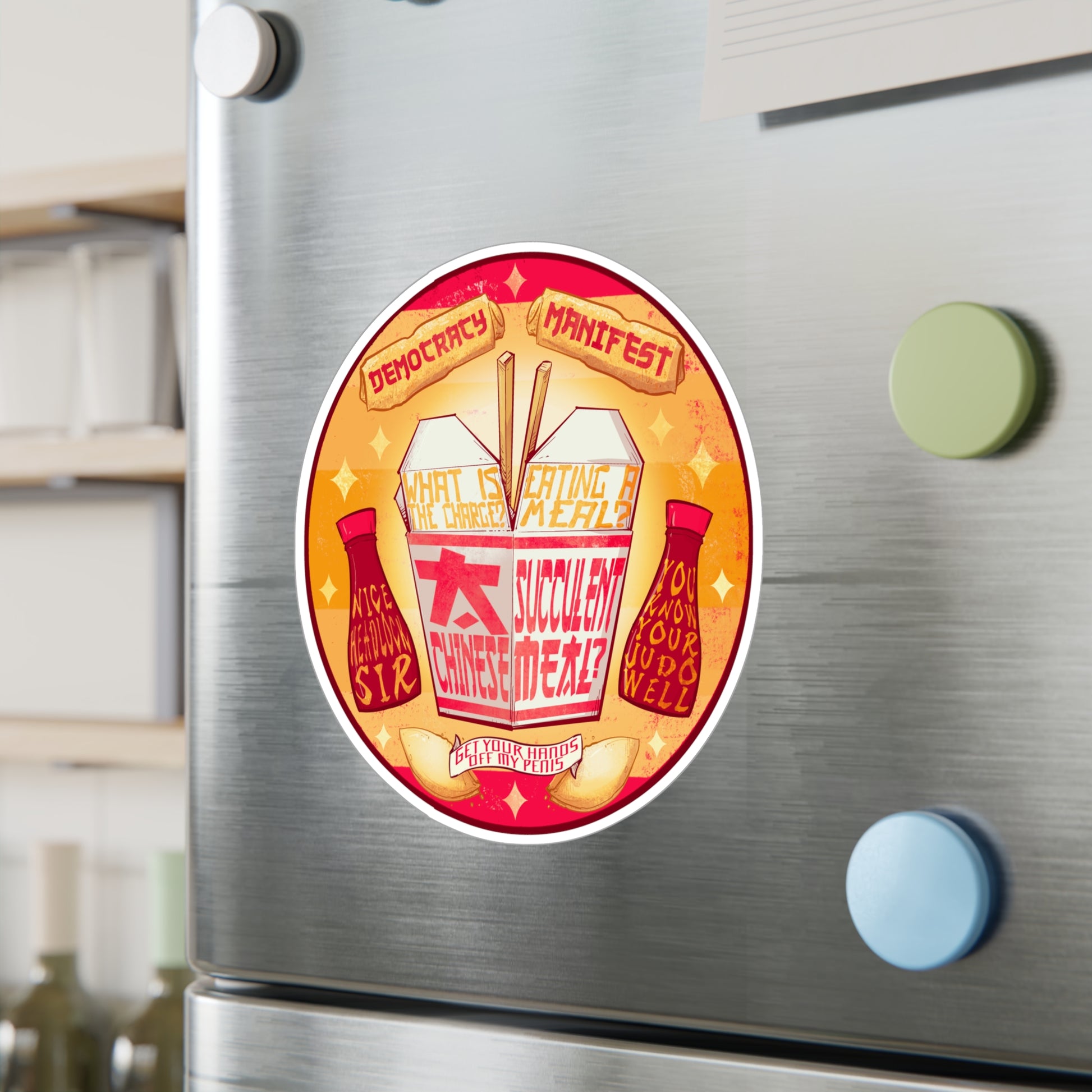 nice succulent chinese meal Succulent Chinese Meal Kiss-Cut Vinyl Decal – Ludwig Van Bacon