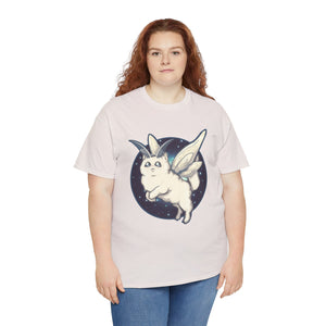 Moth Kitty Unisex Heavy Cotton Tee