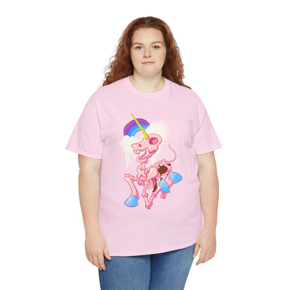 Unicorn Skeleton 2 Unisex Heavy Cotton Tee