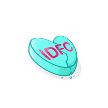 IDFC Heart Kiss-Cut Vinyl Decal