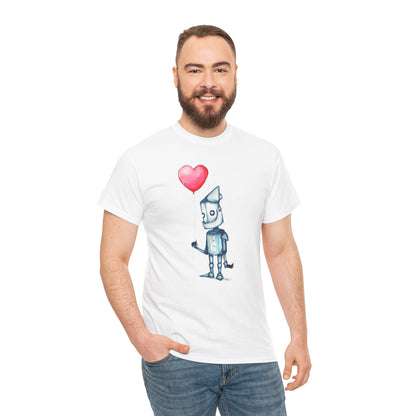 Tinman Gets A Heart Unisex Heavy Cotton Tee