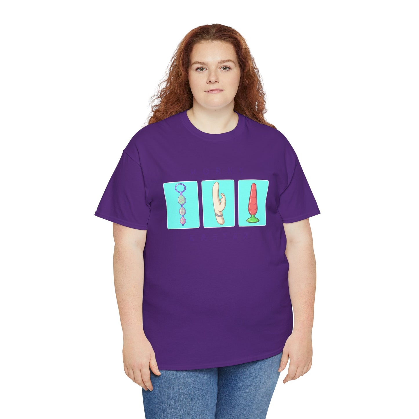 Horny Easter Unisex Heavy Cotton Tee