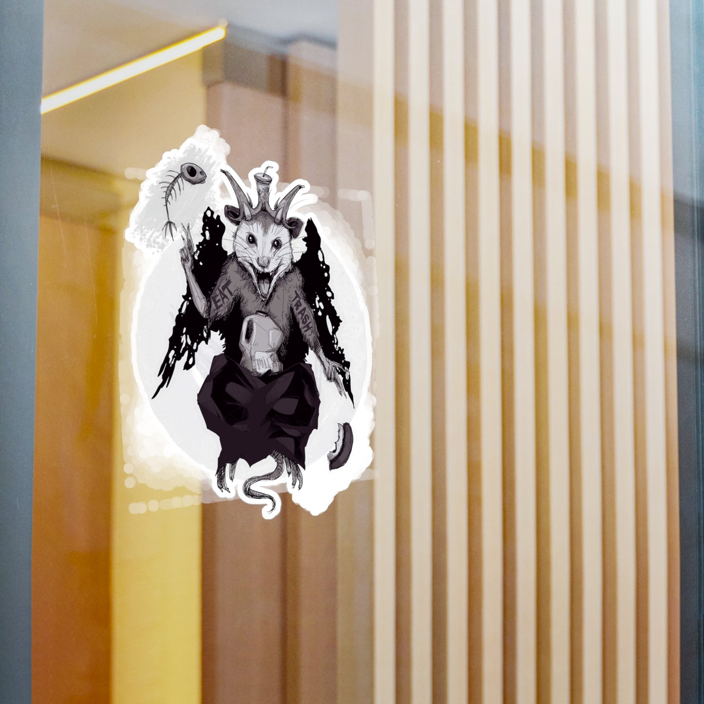 Trashphomet Kiss-Cut Vinyl Decal