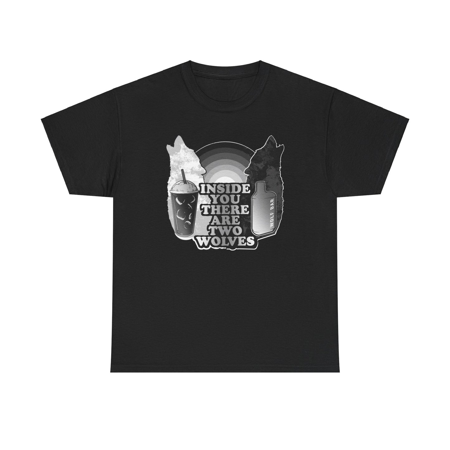 Two Wolves Unisex Heavy Cotton Tee