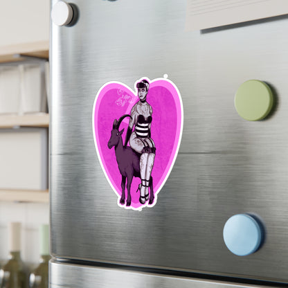 Goth Pinup Kiss-Cut Vinyl Decal