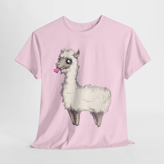 Love Llama Unisex Heavy Cotton Tee
