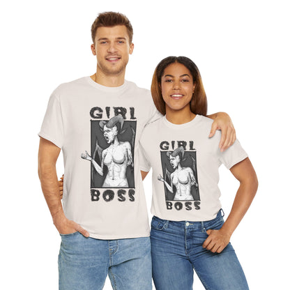 Girl Boss Unisex Heavy Cotton Tee