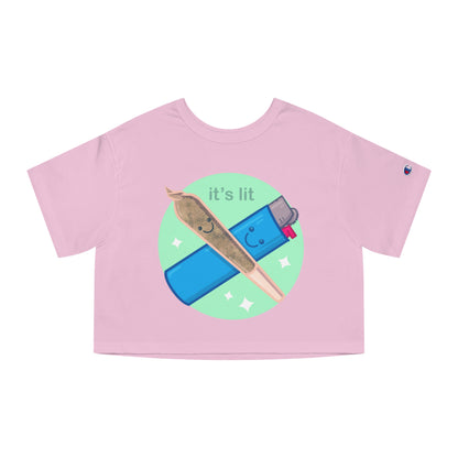 It's Lit Women's Heritage Cropped T-Shirt