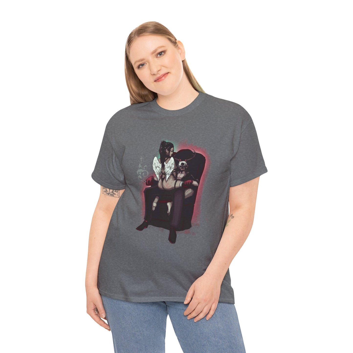 Deer Daddy Series 9: Angels & Demons Unisex Heavy Cotton Tee