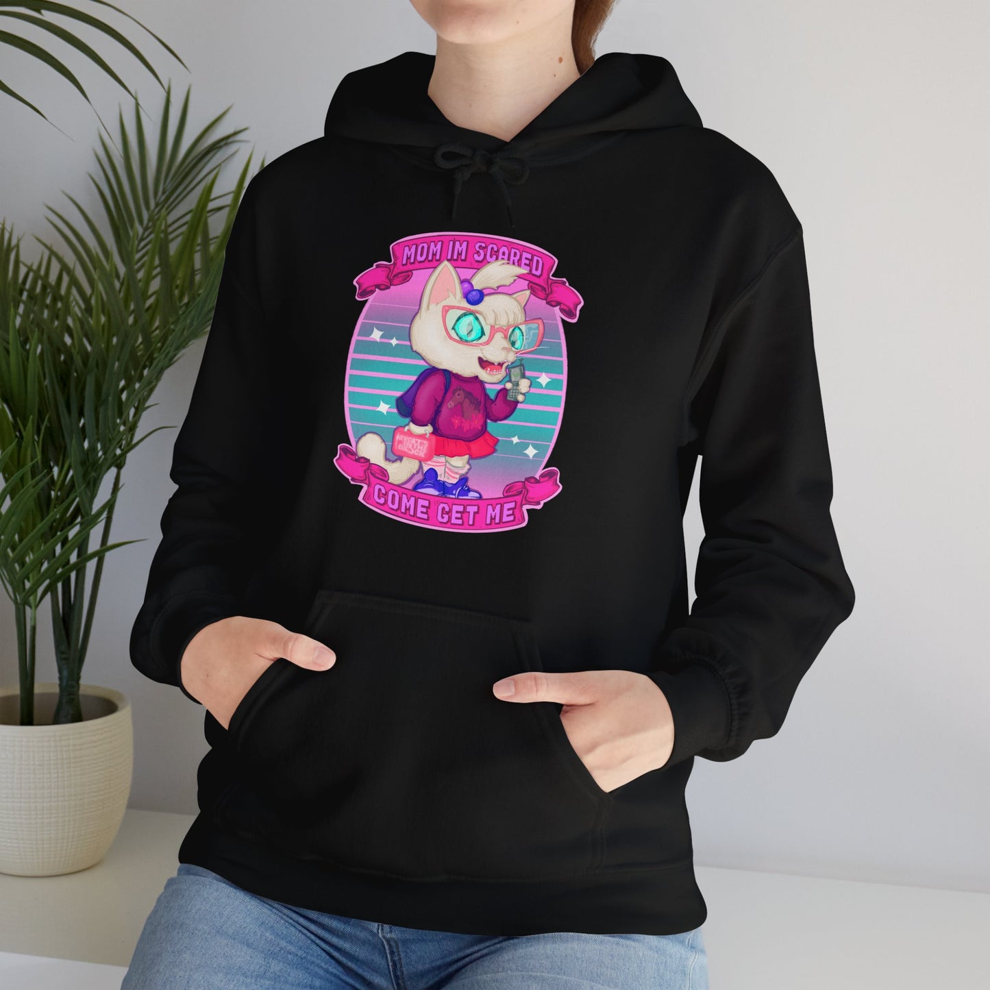 Mom I'm Scared Unisex Heavy Blend Hooded Sweatshirt