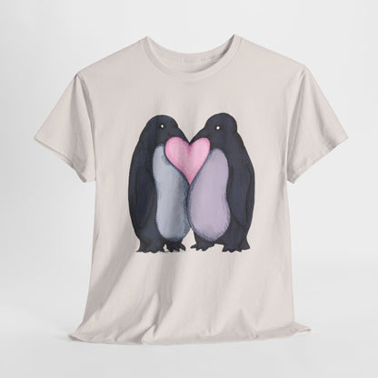 Penguin Kiss Unisex Heavy Cotton Tee