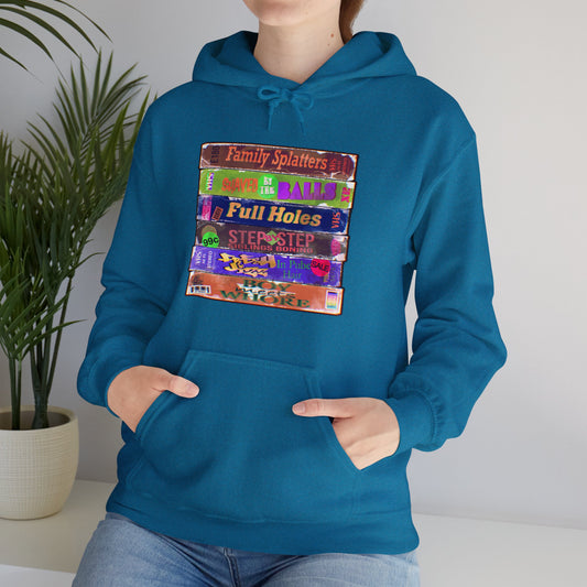 Adult 90s VHS Unisex Heavy Blend Hooded Sweatshirt