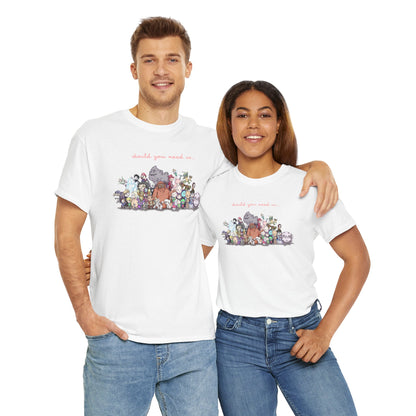 Should You Need Us Extended Unisex Heavy Cotton Tee
