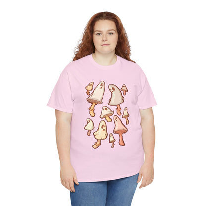 Spooky Mushrooms Unisex Heavy Cotton Tee
