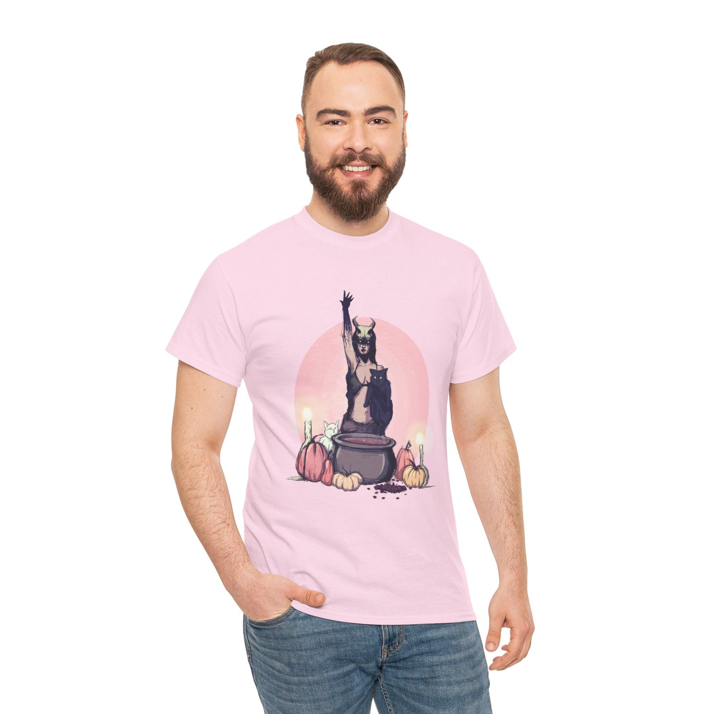Coffee Witch Unisex Heavy Cotton Tee
